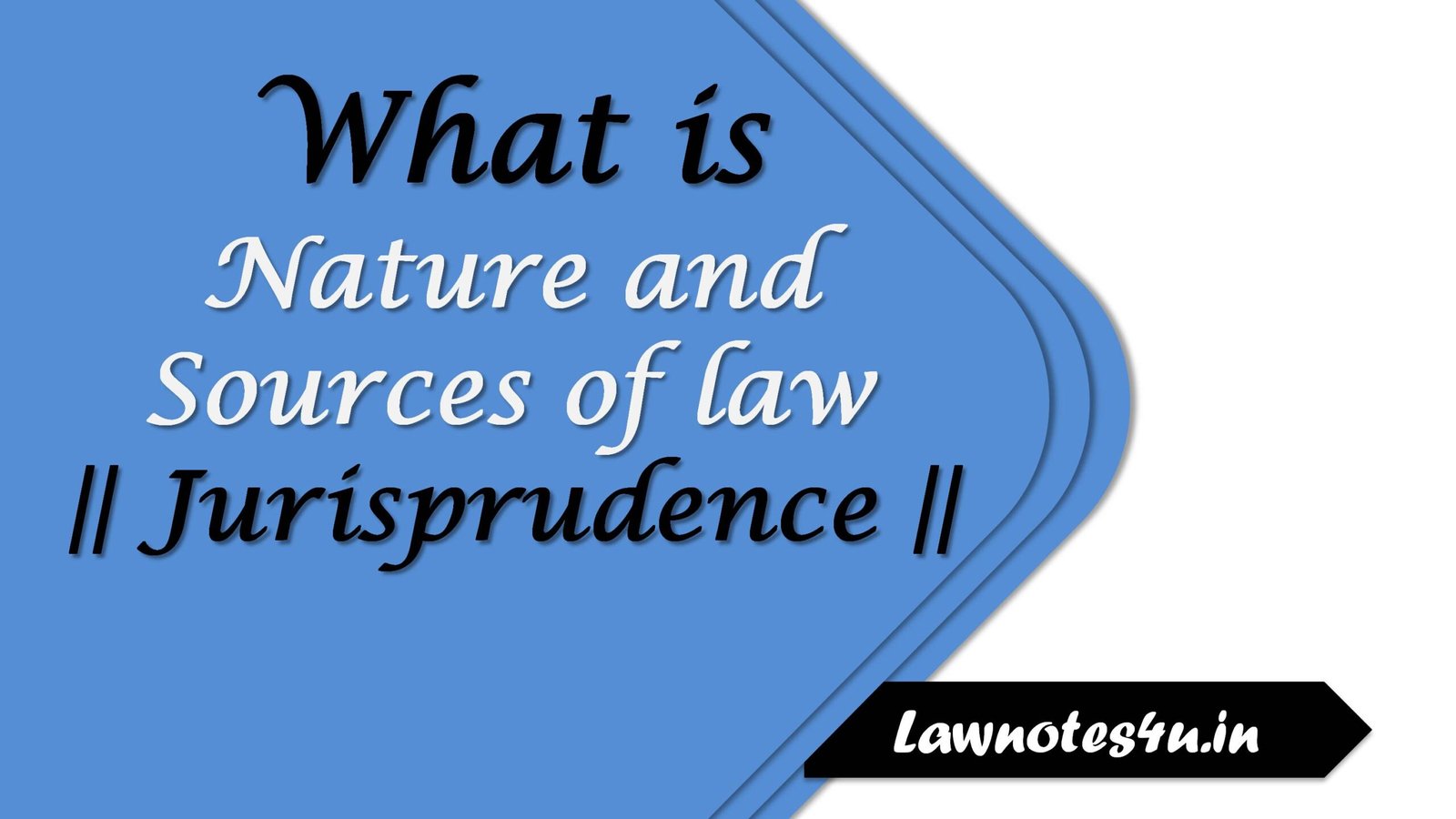 What Is Nature And Sources Of Law || Jurisprudence